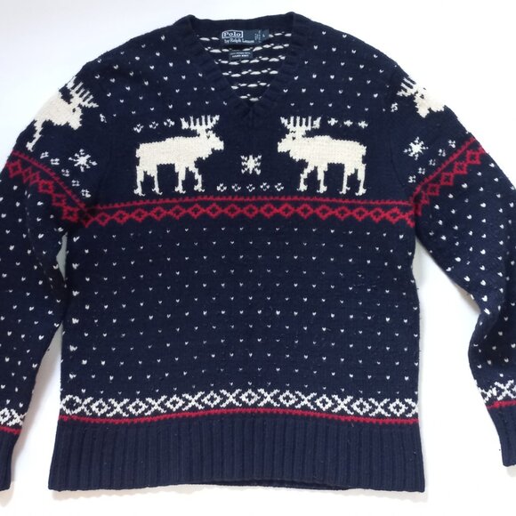 Polo Ralph Lauren VNG 90 Merino Wool Sweater Men's Size S/M/L - Picture 5 of 14